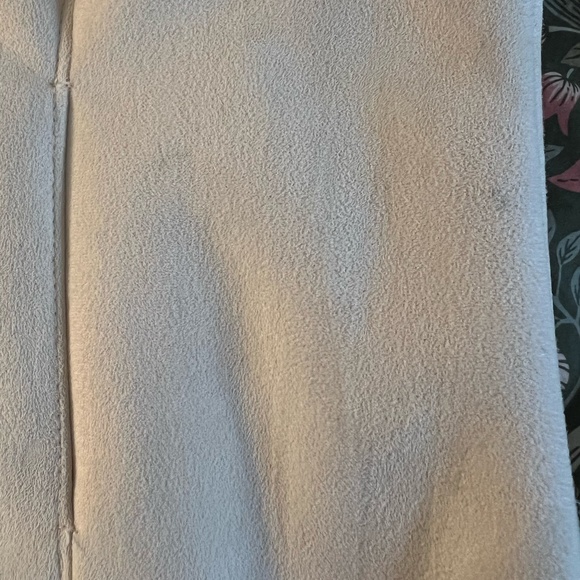 ColdWater Creek  - Cream Micro Fiber /Fur Jacket - Size L - Picture 8 of 8